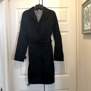 H&M black trench coat (with belt)